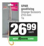 Spar Good Living Orange Scissors 210mm-1s
