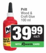 Pritt Wood & Craft Glue-100ml