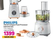 Philips 700W Compact Food Processor HR7310/00