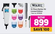 Wahl 12 Piece Barber Kit Limited Edition-Per Set