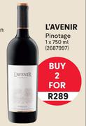 L'Avenir Pinotage-For 2 x 750ml