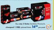  Kotex Sanitary Products-Per Pack