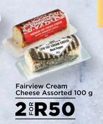 Fairview Cream Cheese Assorted-For 2 x 100g