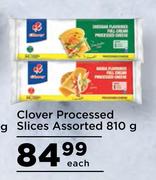 Clover Processed Slices Assorted-810g Each