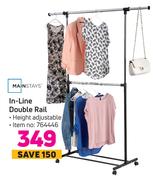 Mainstays In Line Double Rail