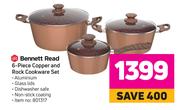 Bennett Read 6 Piece Copper & Rock Cookware Set