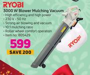 Ryobi 3000 W Blower Mulching Vacuum