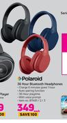 Polaroid 36 Hour Bluetooth Headphones-Each