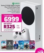 Xbox Series 5 512GB Digital Console Plus 3 Month Game Pass