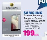 Samsung Gamma Tempered Screen Guard A03/A13/A23-Each