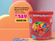 Kid Connection 128 Piece Building Blocks In PVC Bag