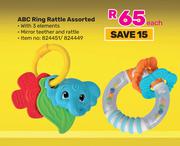 ABC Ring Rattle Assorted