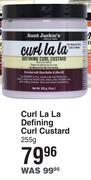 Aunt Jackie's Curl La la Defining Curl Custard-255g