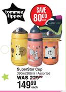 Tommee Tippee Super Star Cup Assorted-390ml/266ml Each