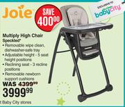 Joie Multiply High Chair Speckled