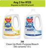 Jik Clean Up Multi Purpose Bleach All Variants-For Any 2 x 1.5L