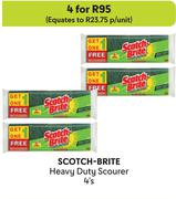 Scotch Brite Heavy Duty Scourer-For 4 x 4's