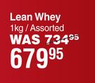 Biogen Lean Whey Assorted-1Kg