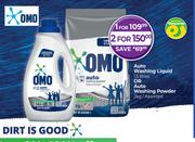 Omo Auto Washing Liquid 1.5L Or Auto Washing Powder 2Kg-For 2