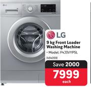 LG 9Kg Front Loader Washing Machine F4J3VYP5L