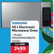 Samsung 40L Electronic Microwave Oven MS405MADXBB/FA