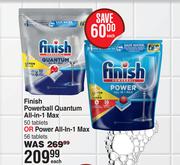 Finish Powerball Quantum All In 1 Max 50 Tablets Or Power All In 1 Max 56 Tablets-Each