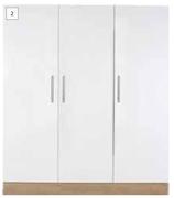 Home&Kitchen 3 Door Pico Bedroom Collection Built In Cupboards