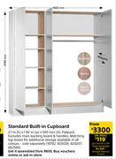 Home&Kitchen Standard Built In Cupboard-2.1m(h) x 1.82m(w) x 500mm(d)