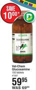 Vet Chem Glucosamine 150 Tablets