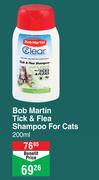 Bob Martin Tick & Flea Shampoo For Cats-200ml