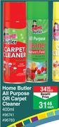 Home Butler All Purpose Or Carpet Cleaner-400ml Each