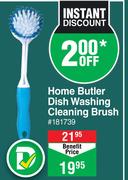 Home Butler Dish Washing Cleaning Brush