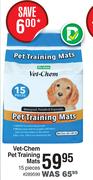 Vet Chem Pet Training Mats 15 Pieces