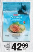 Spar Blanched Shrimps-240g Each