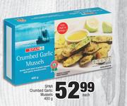 Spar Crumbed Garlic Mussels-400g Each