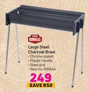 Expert Grill Large Steel Charcoal Braai
