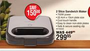Stellar 2 Slice Sandwich Maker