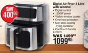 Stellar Digital Air Fryer 5L With Window