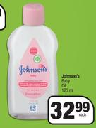 Johnson's Baby Oil-125ml Each