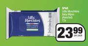 Spar Little Munchkins Baby Wipes (Assorted) 72's Pack-Per Pack