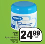 Purity Baby Aqueous Cream (Assorted)-325ml Each 