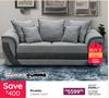 Gomma Gomma Rivaldo 2 Seater Couch