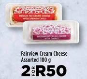 Fairview Cream Cheese Assorted-For 2 x 100g