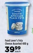 Food Lover's Feta Cheese Assorted-400g Each