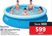 Bestway 305 x 76cm Fast Set Pool