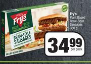 Fry's Plant Based Braai Style Sausages-380g Per Pack