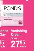 Pond's Vanishing Cream-50ml Each