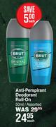 Brut Anti Perspirant Deodorant Roll On Assorted-50ml Each