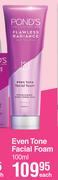Pond's Even Tone Facial Foam-100ml Each