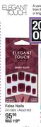 Elegant Touch False Nails (24 Nails Assorted)